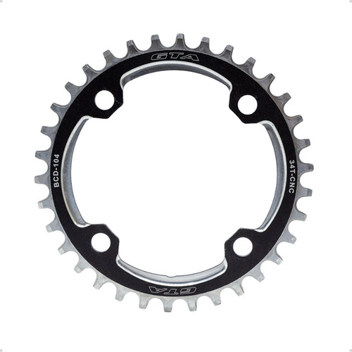 Pe De Vela Integrado Coroa Unica 34dentes 175mm C/ Movimento