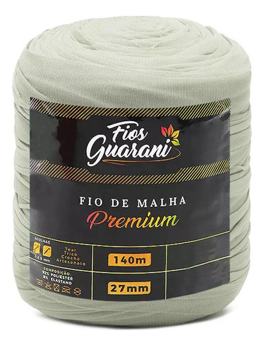 Fio De Malha Premium Guarani 140mts 200g Crochê Tricô Cor 11- Bege Claro
