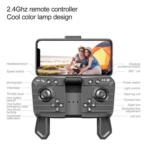 S162 Mini Drones Profesionals Con Cámara 4k Y Luz Led
