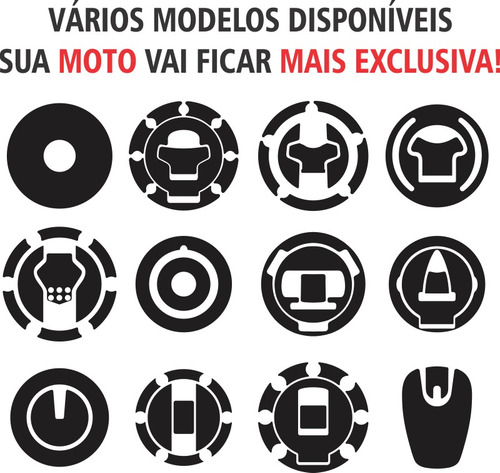 Imagem 3 de 3 de Adesivo Tankpad Protetor Tanque Honda Cb 300r Fibra De Carbo