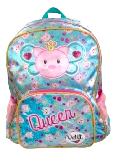 Mochila Con Luz Ruz Niña Escolar Primaria Corona Original Oferta