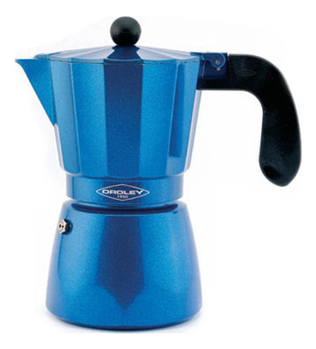 Cafetera Italiana De Induccion Oroley Blue 9 Tazas