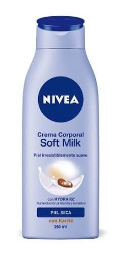 Crema Corporal Nivea Soft Milk Piel Seca 250ml