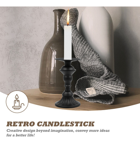 Nuevo Candelabro Black Sticks Holders