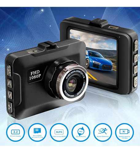 Cámara De Vídeo Fhd 1080p Cámara Grabadora De Coche Del Tabl