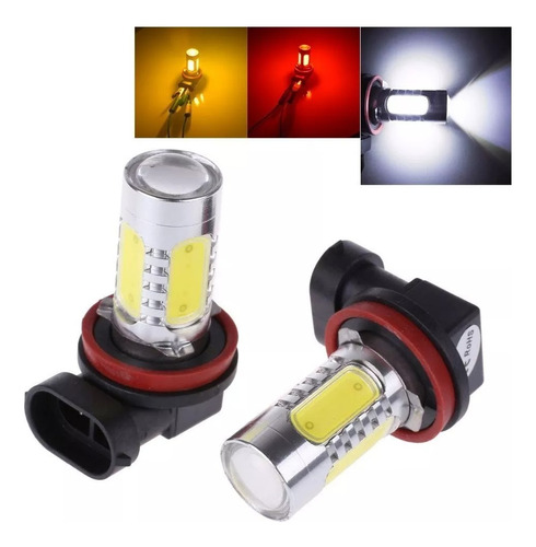 Par De Luces Led H11 Cob 12v Neblineros Blanco