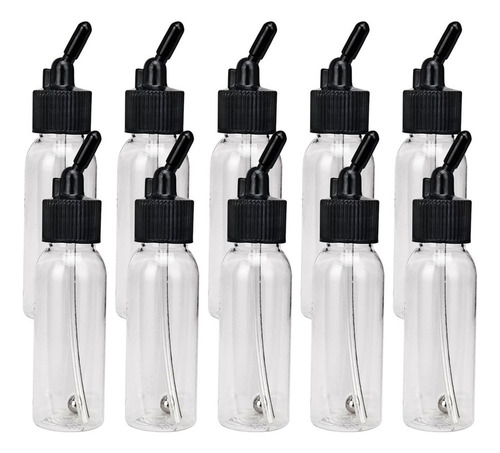 Botellas De Pintura Paasche De Doble Acción, 10 Unidades, Co
