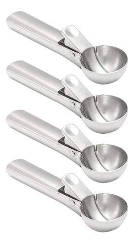 Cuchara Para Helado Dessert Scooper, 4 Unidades