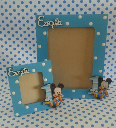 Portarretrato Souvenir Mickey Minnie Frozen Zennon  Y Mas