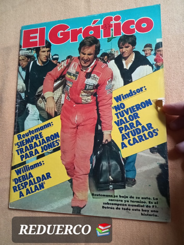 El Gráfico 3237 Reutemann Maradona Eduardo Lausse 20/10/1981