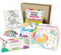 Comprar Set De Arte Para Niños Unicornios Libros Lienzo Y Materiales