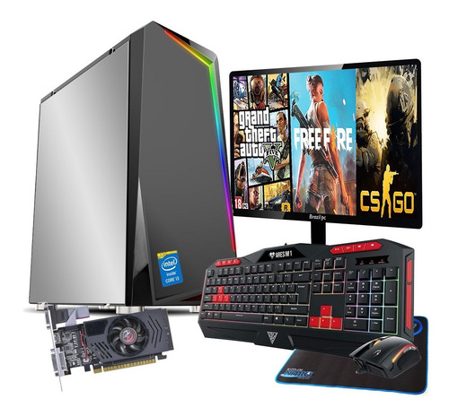 Pc Gamer Completo Intel I3 8gb Hd 500gb Geforce 2gb 128 Bits