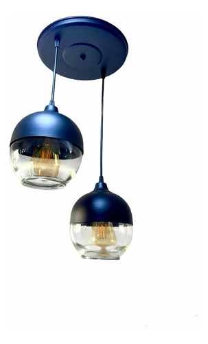 Lámpara Colgante Modelo Goccia 2 Luces
