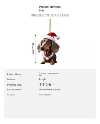 Fe 7 Adornos Navideños For Halloween Con Forma De Perro