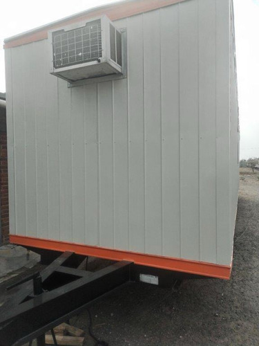 Traila Caseta Camper Remolque Oficina Móvil Con Wc Y 2 Priv