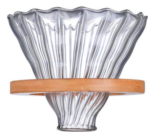 Filtros Reutilizables Con Gotero De Café De Madera Para V60