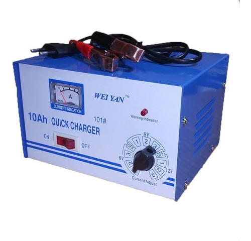 Imagen 1 de 5 de Cargador De Baterias Auto Multi Voltaje 6v 8v Y 12v