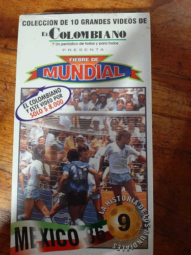 Mundial De Fútbol México 1986 En Vhs 