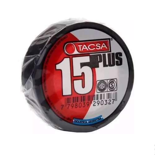 Cinta Aisladora Pvc De 20mts Tacsa Negra Pack X 10uds - Stg