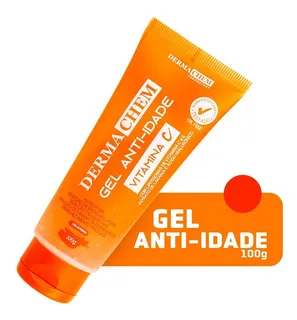 Gel Anti-idade Vitamina C E Ácido Hialurônico Dermachem 100g