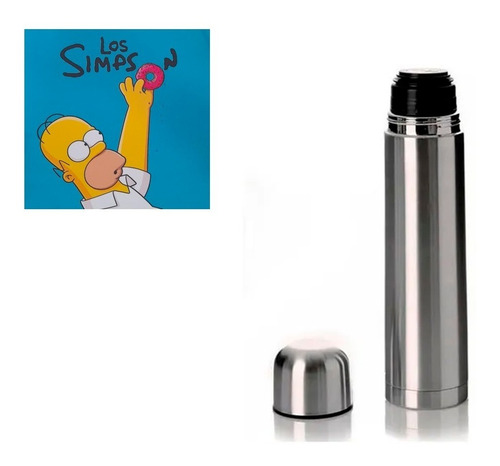 Termo Los Simpson  1l Acero Inoxidable Personalizados