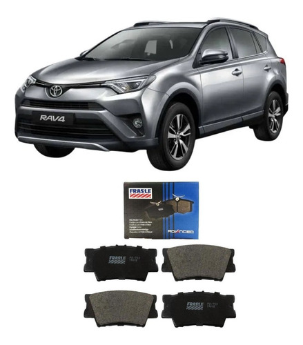 Pastilhas De Freio Frasle Traseiro Toyota Rav-4 2.0 16v 2008