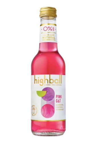 Cocktail Pink Gin & Tonic Highball 250 Cc