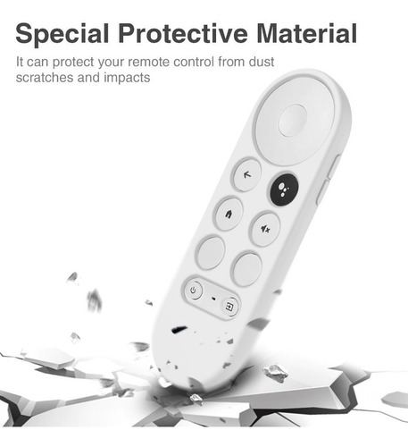Imagen 4 de 5 de Funda Silicona Control Chromecast Google Tv