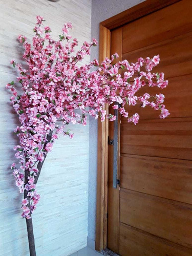 Planta, Arvore Artificial De Canto Cerejeira 1,90m Rosa Clar | Parcelamento  sem juros
