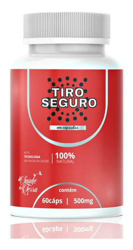 Tiro Seguro Contra Vermes 60 Cáps 500mg - Saúde Da Terra