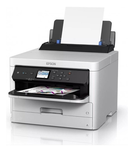 Impresora a color simple función Epson WorkForce Pro WF-C5290 con wifi blanca y gris 100V/240V