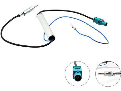 Imagen 1 de 1 de Amplificador De Antena Universal Phanton Fakra A Din
