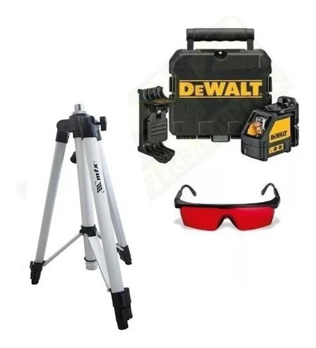 Nível Laser Vermelho Dewalt C Tripe Óculos Adaptador Dw088