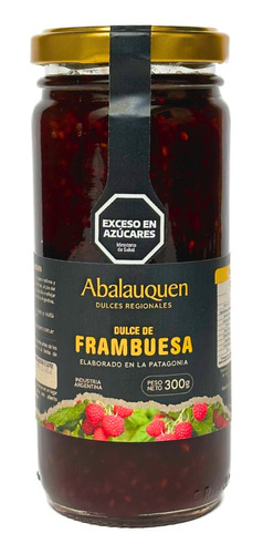 Dulce De Frambuesa Artesanal Abalauquen 300g