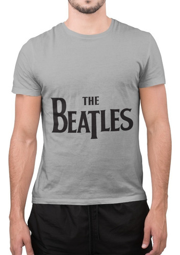 Polera Unisex The Beatles Rock&roll Logo Estampado Algodon