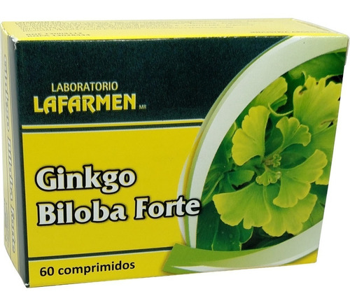 Ginkgo Biloba Forte Lafarmen X60 Comprimidos Sabor Neutro