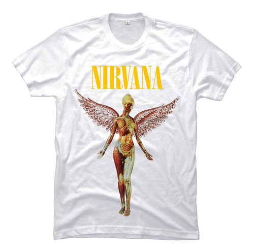 Remera Nirvana Logo Rock 90´ Retro Vintage