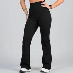 Calça Legging Flare Zero Transparência Grossa Academia