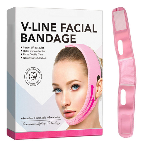 Mascarilla Facial En V Para Corrección Física, Lifting Y Eli