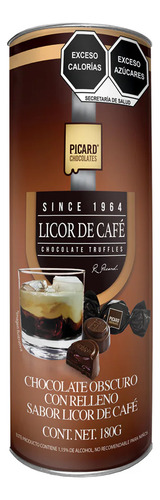 Tubo Choc Obs Sabor Licor Café 180g Picard Konnol