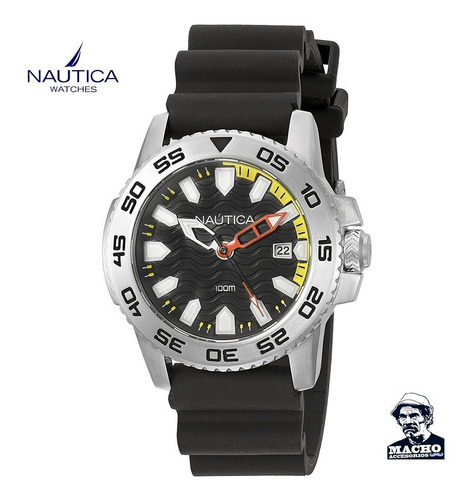 Reloj Nautica Nsr 20 Nad12526g En Stock Original Caja Nuevo