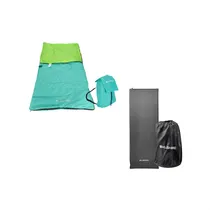 Comprar Bolsa De Dormir Y Colchoneta Inflable Camping Enrrollable