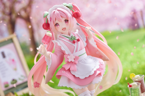 Figura Sakura Miku (japanese Cafe Ver.) Newly Written Taito