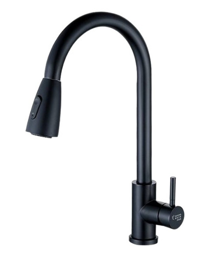 Llave De Lavaplatos Grifo Extraíble Extensible Flexible Negr