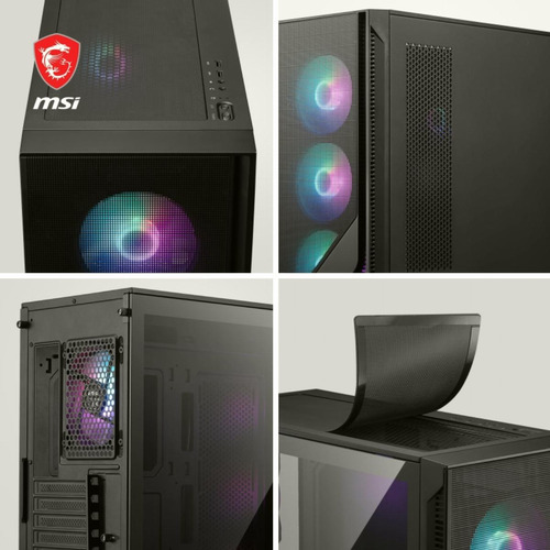Msi Gabinete Mag Forge 320r Airflow Con Ventana Rgb,