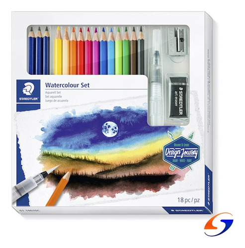 Set Lapices Acuarelables Staedtler X18 Pzas Serviciopapelero