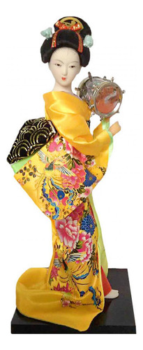 Muñecas Japonesas Con Kimono De Geisha, Figura Estilo G