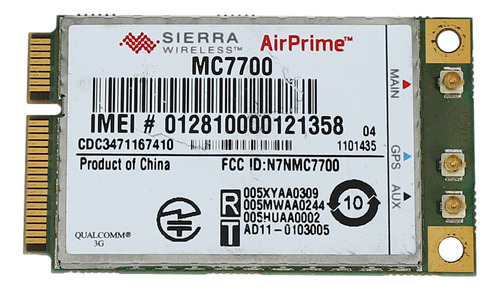 Tarjeta Wan Mc7700 3g/4g Desbloqueada For Airprime 100 Mbps