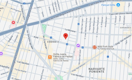 Departamento Venta, Colonia Del Valle En Amores #· 145 En Benito Juárez. Entre La Morena Y Av. Xola. Cerca Av. Insurgentes, Casa Del Obrero Mundial, Diagonal San Antonio, División Del Norte. Fl19-ru