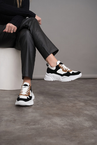 Zapatillas Mujer Livianas Sara Altas Moda Aniuska Original
